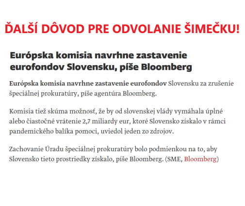 Našu suverénnu politiku nejaké eurofondy nezastavia!